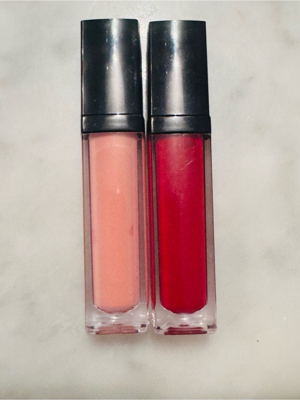 Macy's Lip Gloss Duo in Soft Pink and True Red